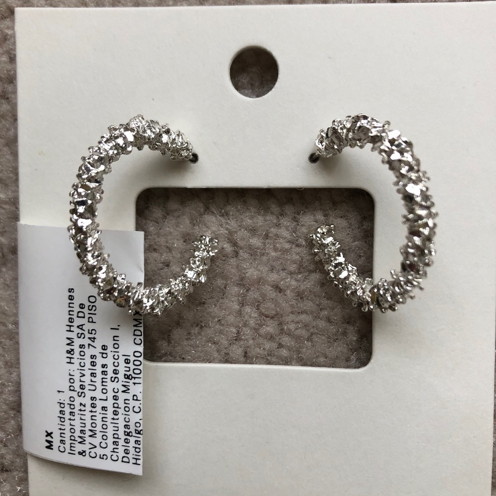 H&M Hoops earrings.NWT.